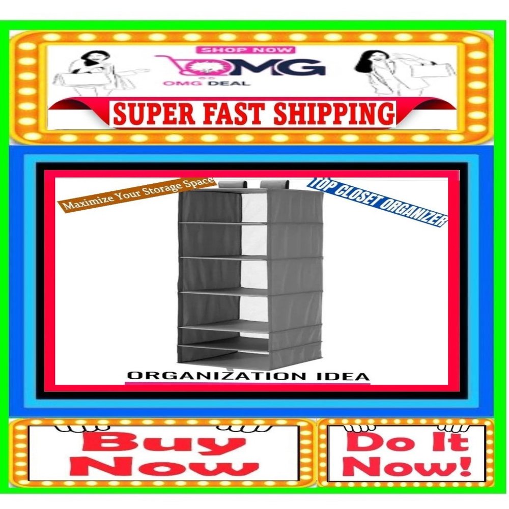✅🗣🚨🔴SALE❗️🔴📢Best CLOSET ORGANIZER Hanging CLOSET STORAGE🟢💸BUY NOW❗️💸🟢